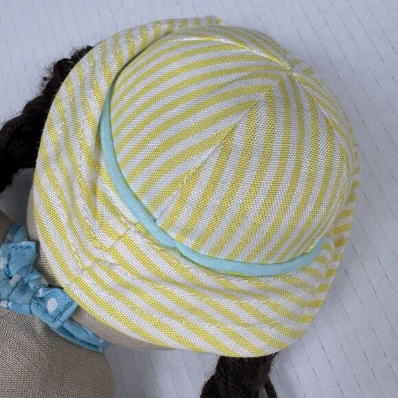 Pottery Barn Kids Designer Doll Poupee Girl Bathing Beauty Swimsuit Sun Hat 28” - Picture 14 of 14